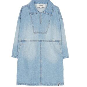 Finger in the nose girls denim dress